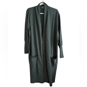 Terra & Sky Cardigan in dark jade/olive green